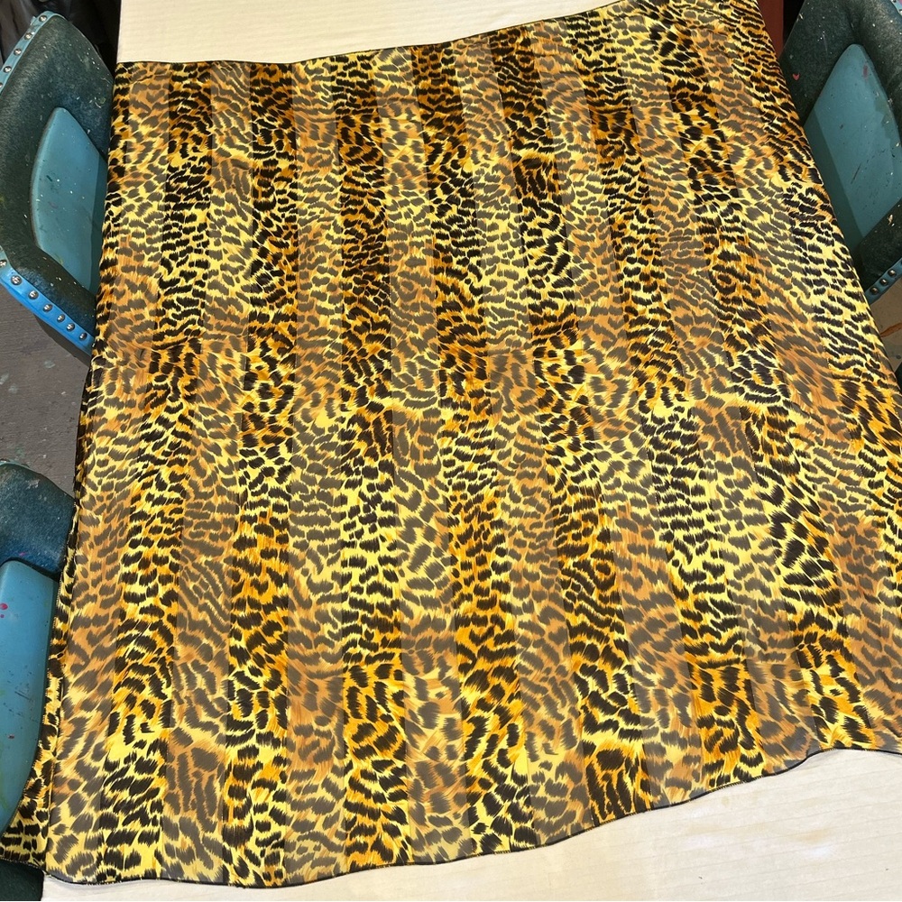 Large Vintage Leopard Scarf